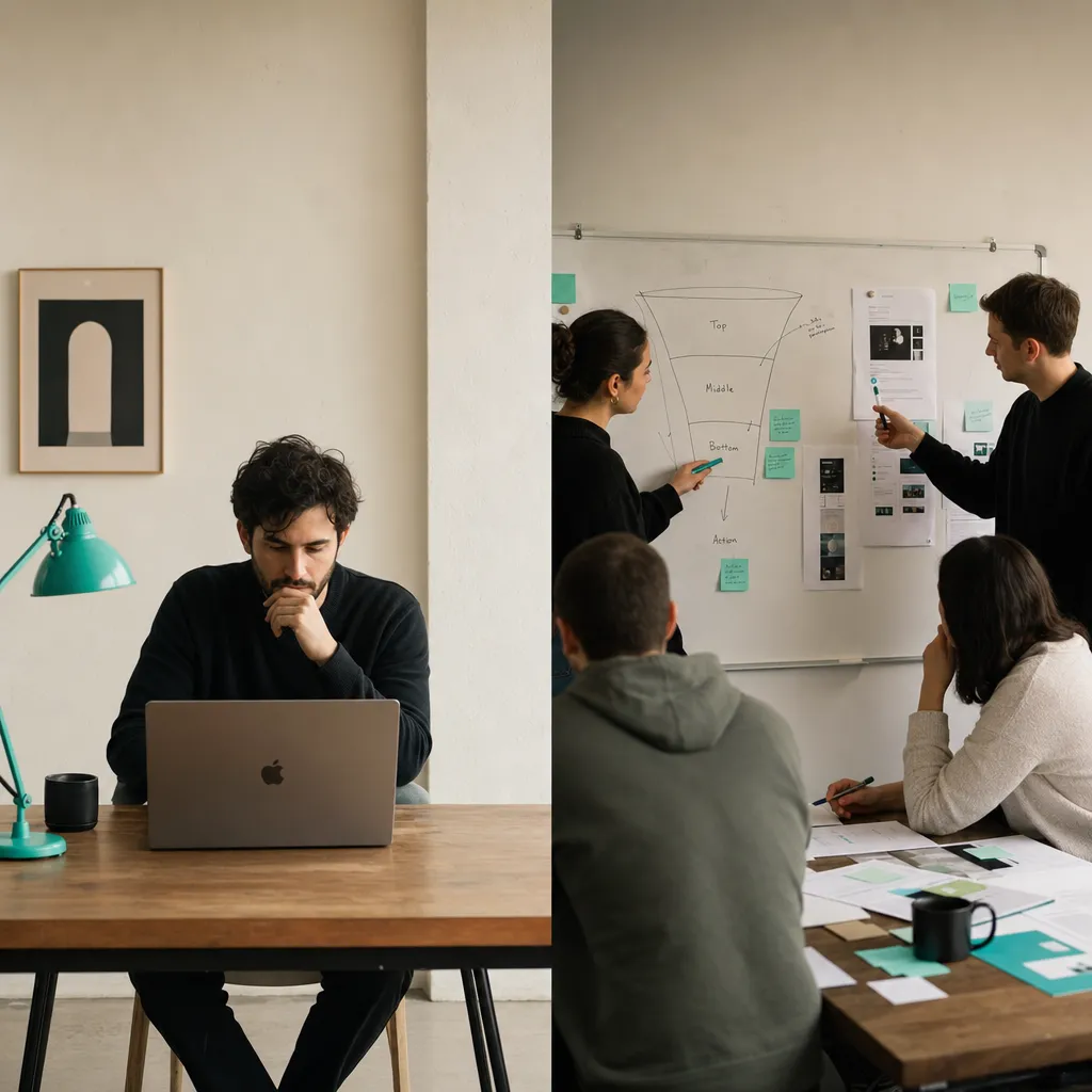 Comparación entre contratar un freelancer y una agencia para tu página web de pyme