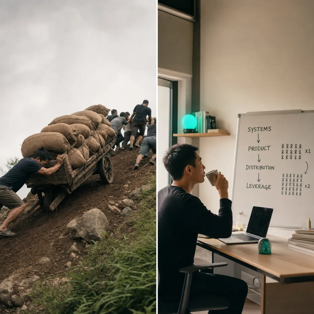 Diferencia entre crecer sumando esfuerzo y escalar con infraestructura tecnológica